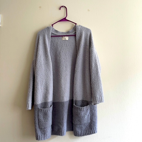 Ultra cozy color block cardigan - Picture 1 of 3